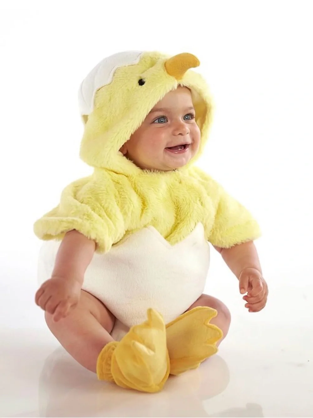 Pottery Barn Kids Baby Egg Chick hatchling Halloween costume size 6-12 months